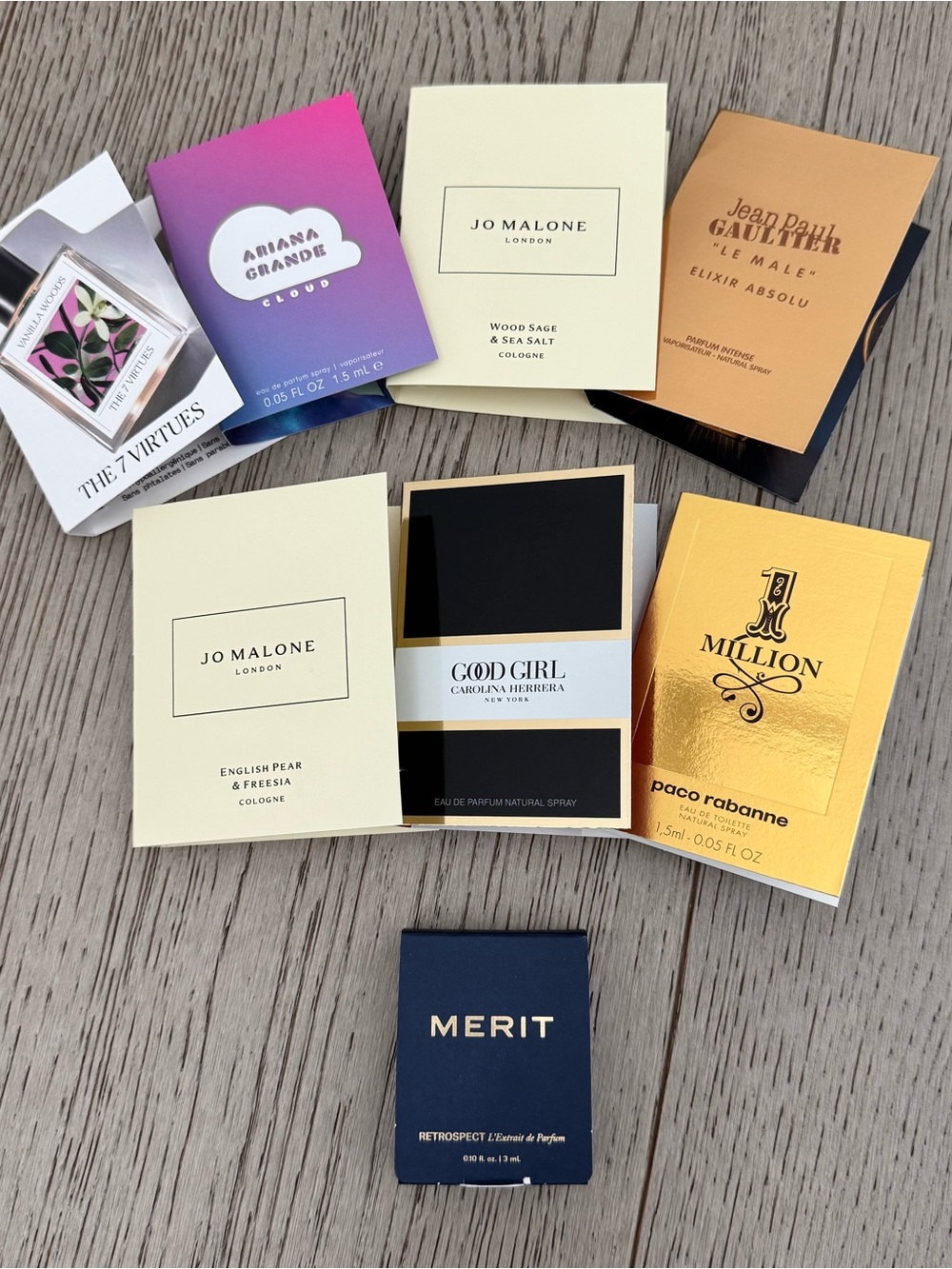 Assorted Sample Perfume Bundle - Jo Malone, Paco Rabanne & More